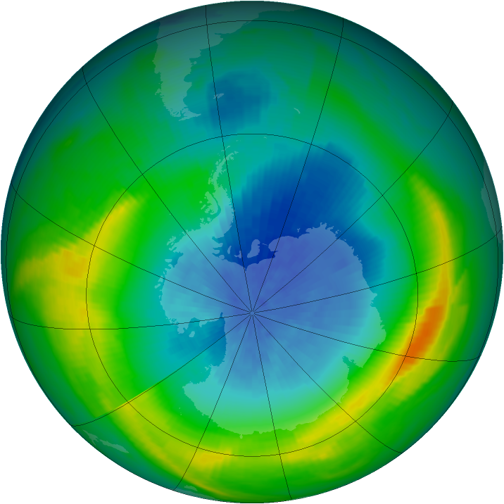 Ozone Map 1980-10-06